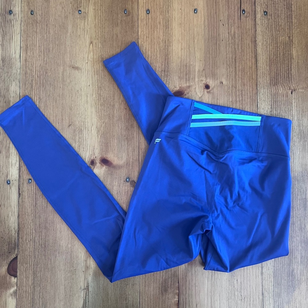 NWT Fabletics Trinity High-Waisted‎ Pocket Legging Women's S/6 Navy Blue A8